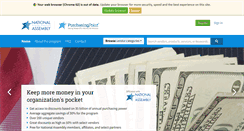 Desktop Screenshot of nhsa.purchasingpoint.org